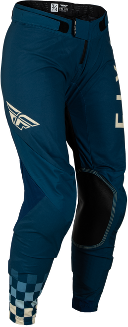 Fly Racing Women's Lite Pants Navy/Ivory Size 03/04 – Lightweight and Comfortable Motocross Gear
