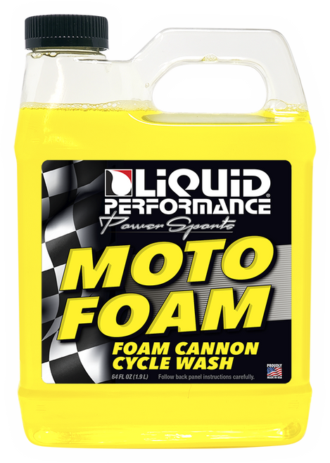 Liquid Performance Moto Foam Cannon Cycle Wash 64oz – Heavy-Duty Power Sports Cleaner