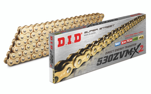 D.I.D Chain 530ZVM-X2 G&G 150ZB for Motorcycle Drive Systems