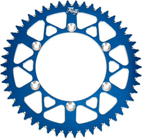 Fire Power Aluminum Rear Sprocket 53 Tooth for Husqvarna and KTM 520 Chain, Blue Finish - Part Number 316-53 BLU