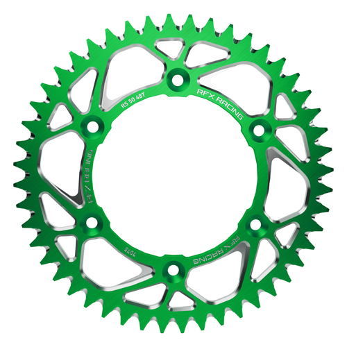 RFX Aluminum Rear Sprocket 50T for Kawasaki - Factory Look, CNC Machined Aerospace Aluminum