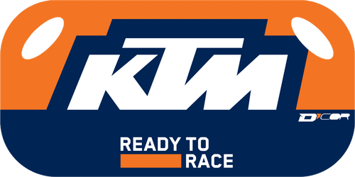 D-COR Pit Board KTM Model 60-60-130 – Durable and Stylish Motorcycle Pit Display