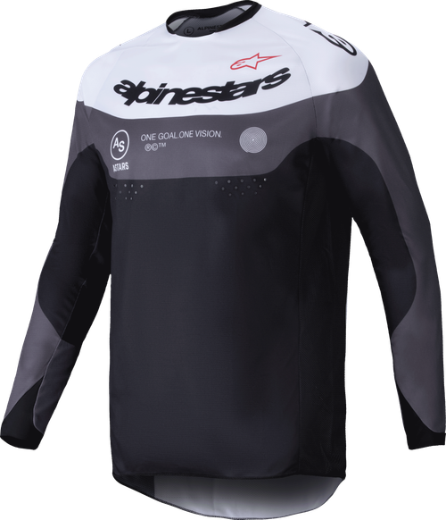 Alpinestars Pro Dura Jersey Black, Magnet, and White Small - Part Number 3760125-1417-S