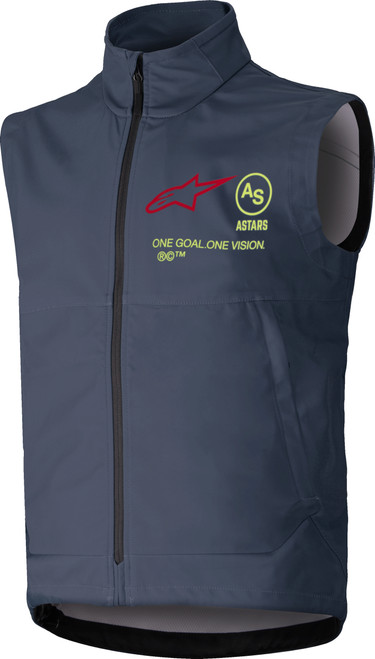 Alpinestars Techstar Softshell Vest Dark Grey – Windproof Motorcycle Riding Vest with Fleece Lining, Part Number 3700325-93-XXL