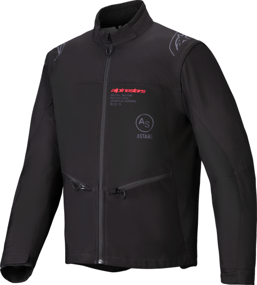 Alpinestars Lite Dura Softshell Jacket Black XL - Lightweight and Durable Motorcycle Outerwear