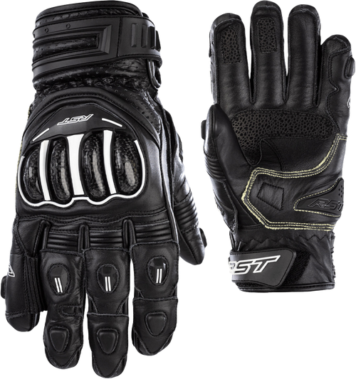 RST TracTech Evo 4 Short CE Motorcycle Glove – Black/Black, 2XL