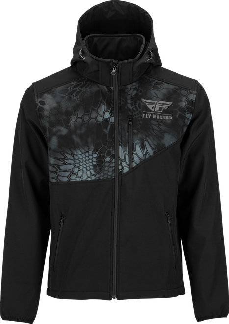 Fly Racing Checkpoint Typhon/Black 2X Soft Shell Jacket with Hydraguard Membrane