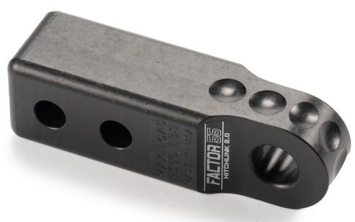 FACTOR 55 Hitchlink 2.0 Receiver 2-Inch Black for Heavy-Duty Towing