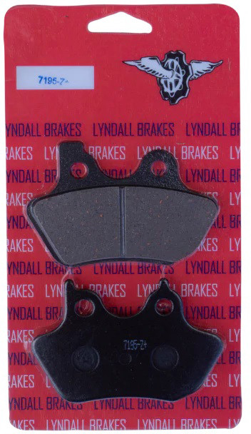 Lyndall Brakes 7195-Z-P Profiled Brake Pad for Front and Rear, Fits 200 mm Tire