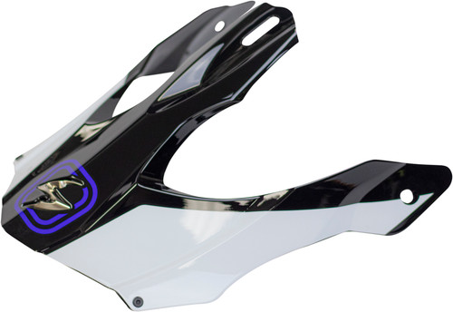 SCORPION EXO Vx 16 Peak Visor Format Blue – Aero-Tuned Sun Protection with Peak Extender