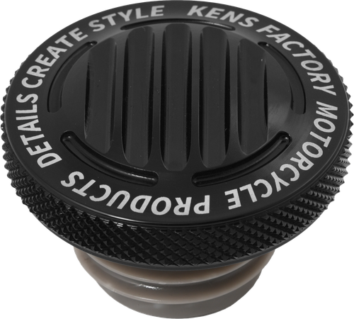KENS FACTORY NL Gas Cap Finned Black Ratchet Screw R/H - Part KFC-10