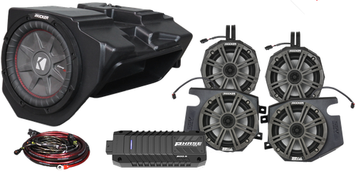 SSV Works 220-RZ34-Q5KRC 5 Speaker Plug and Play Kit for Kicker Ride Command