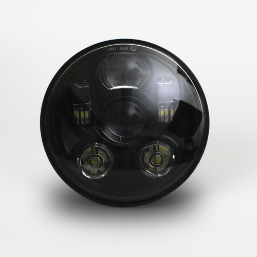Cyron ABIG5-B6K 5.75-inch Black LED Headlight with Six Projectors for Motorcycle and ATV