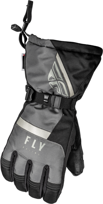 Fly Racing Cascade Gloves Black and Grey 3X - Durable Motorcycle Gloves