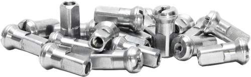 DUBYA 98-611 Silver Spoke Nipples for Bicycle Wheels