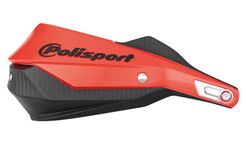 Polisport Trail Blazer Handguards for Mountain Bikes - Red/Black (Part Number 8308800006)