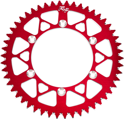 Fire Power 225-51 Red Aluminum Rear Sprocket for 520 Chains, 51 Teeth