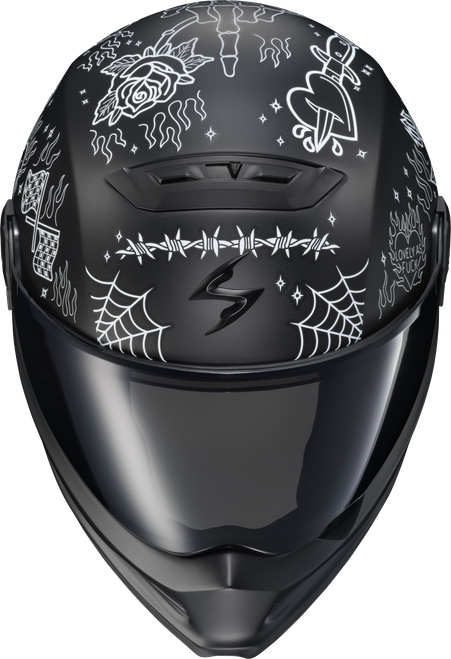 ScorpionEXO Covert FX Full Face Motorcycle Helmet - The Litas 2 Black XL