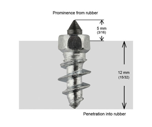 IGRIP 5/8" (15mm) Standard Screw Studs - Pack of 200 (Part Number ST-15200R)