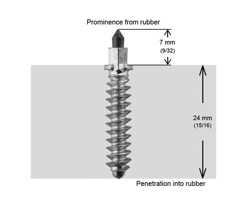 IGRIP 1 1/4" (32mm) Shoulder Studs - Durable Off-Road Tire Traction Enhancers (Qty 150)