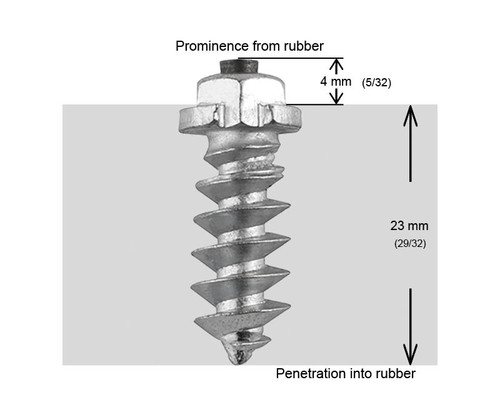 IGRIP 1" 25mm Shoulder Screw Studs (Part No. SS-25100) – Set of 100