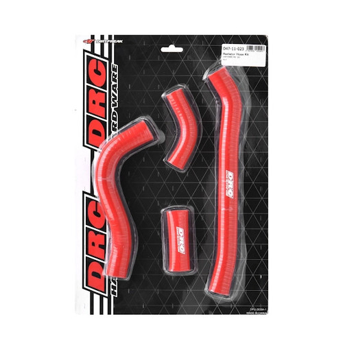 DRC Radiator Hose Kit for Honda D47-11-023 in Red
