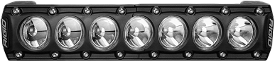 RIGID Revolve 10-Inch Amber Backlight Light Bar - Broad-Spot Optics, Durable Aluminum Housing
