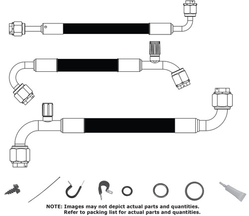 1970-74 Barracuda/Challenger with Factory Air SureFit® Reduced Barrier Standard Hose Kit