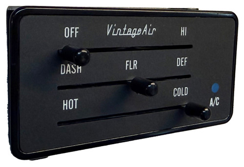 GEN IV®/GEN 5® ProLine Upgrade 3-Lever Horizontal Control Panel with Black Anodized Bezel and Knobs