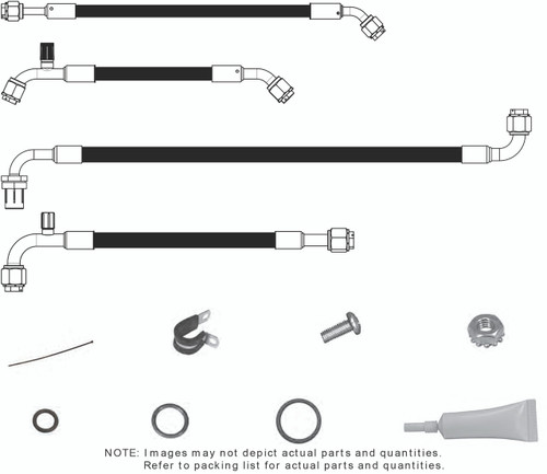 1967-72 Ford F-100 6-Cylinder SureFit® Reduced Barrier Standard Hose Kit
