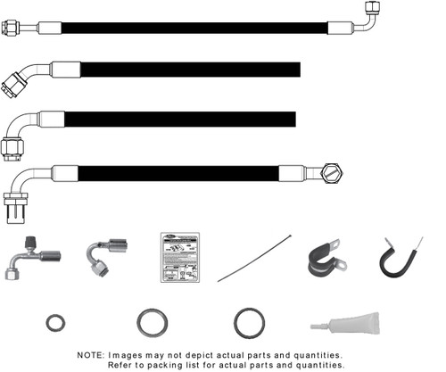 1965-66 Ford F-100 SureFit® Reduced Barrier Modified Hose Kit