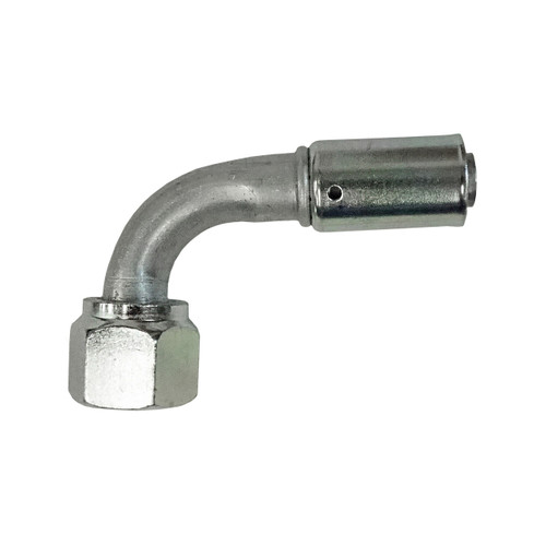 Beadlock O-Ring Fitting - 90 Degree NO 10 Reduced Barrier Hose Fitting