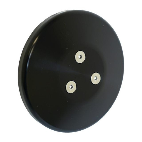 Black anodized clutch cover  Model 508  Compressor  V-Groove and Multi-Groove