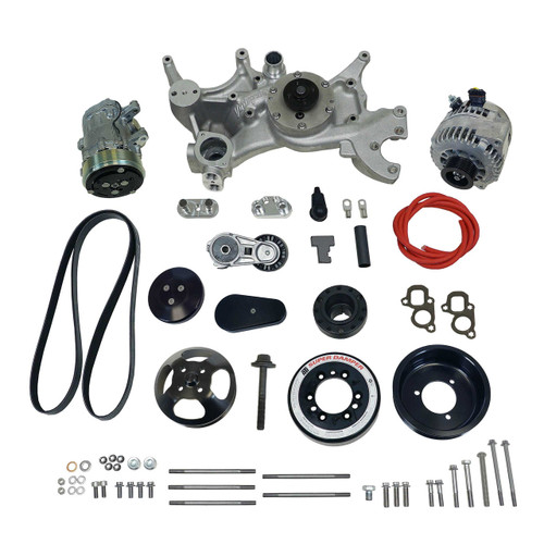 Front Runner® Drive System, GM LT1, Dry-Sump, Black, without Power Steering