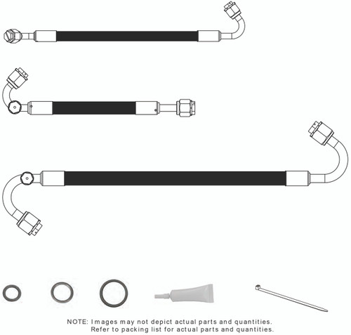 1947-55 Chevrolet Pickup V8 SureFit® Reduced Barrier Standard Hose Kit