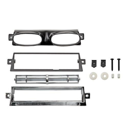 1967-68 Camaro/Firebird Center Louver Assembly with Dual Hose Adapter