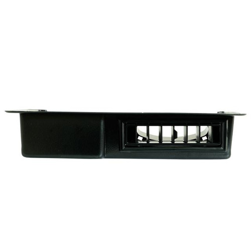 Flat Universal Under Dash Center Louver Panel  All Black