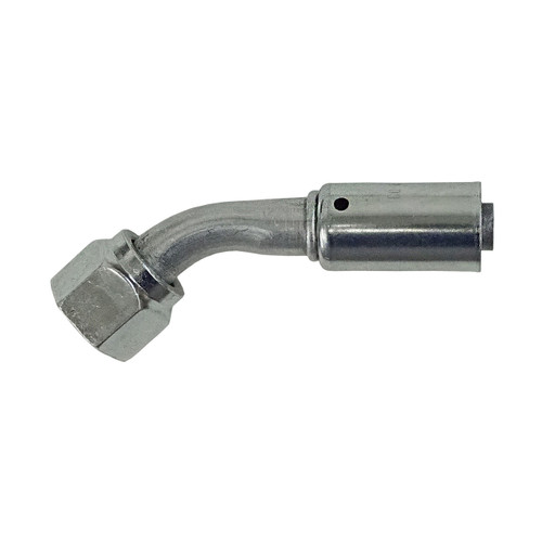 Beadlock O-Ring Fitting - 45 Degree NO 8 Reduced Barrier Hose Fitting