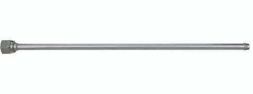 U-Bend Em Universal Aluminum Heater Line with NO 10 Female O-Ring and 5/8 IN. Heater Hose Barb - 18 IN Long