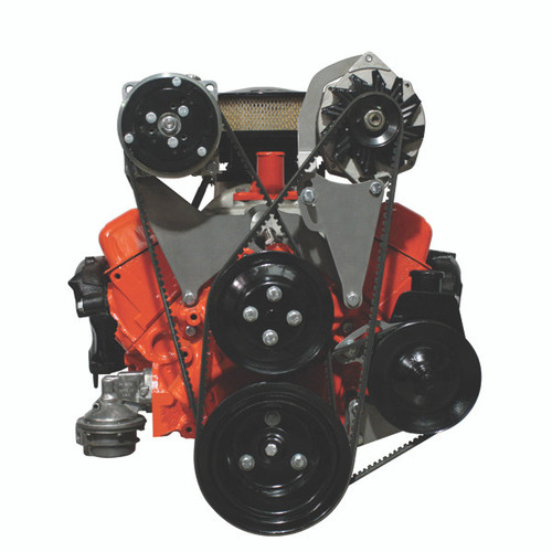 Steel-eez® Top-Mount Brackets Long Water Pump Compressor Only (passenger side)