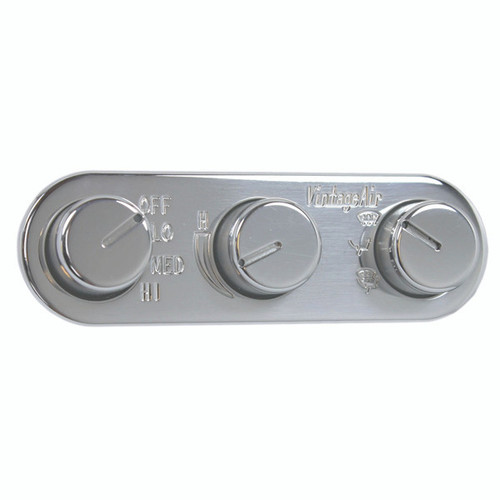 GEN II® ProLine Heater Control Panel - Polished Face and Knobs