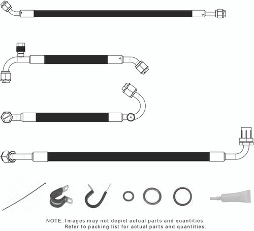 1961-64 Ford F-100 SureFit® Reduced Barrier Standard Hose Kit
