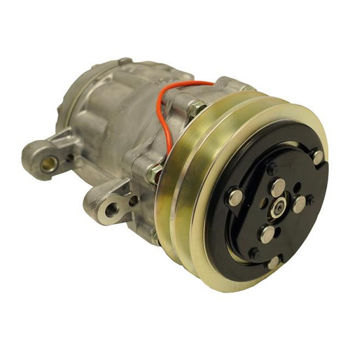 7B10 Compressor with Double V-Groove Pulley and Standard Finish