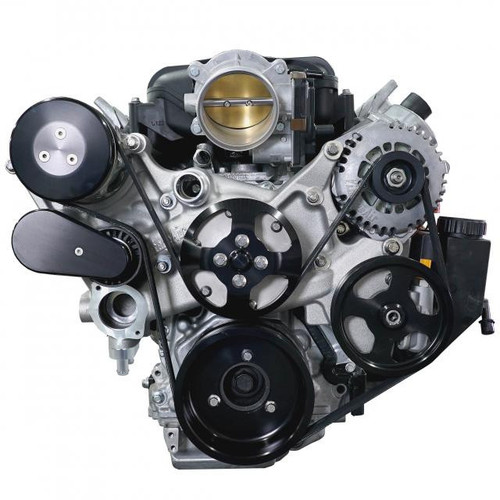 Front Runner® Drive System, GM LS, Wet-Sump, Black, with Power Steering