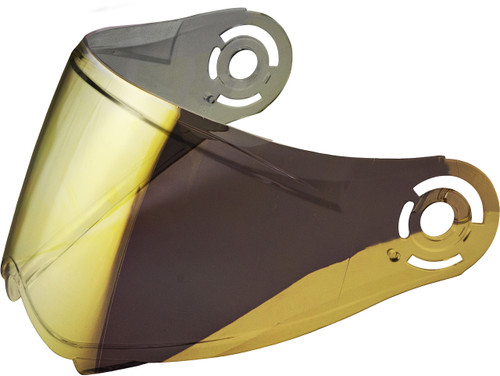 Scorpion EXO Exo AT960 Faceshield Gold Mirrored - Superior Eye Protection for Adventure Helmets