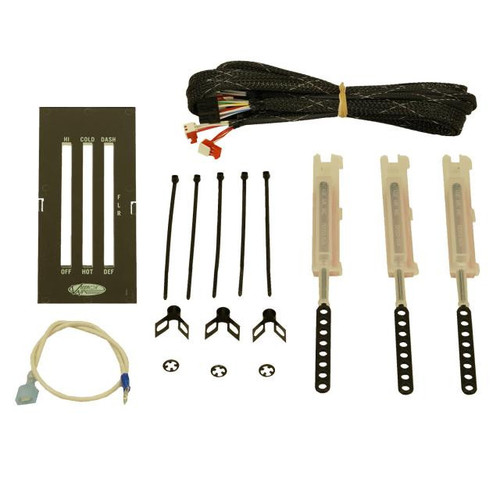 1969 Camaro without Factory Air SureFit® Control Panel Conversion Kit
