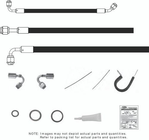 1955-56 Chevrolet Full-Size SureFit® Reduced Barrier Modified Hose Kit