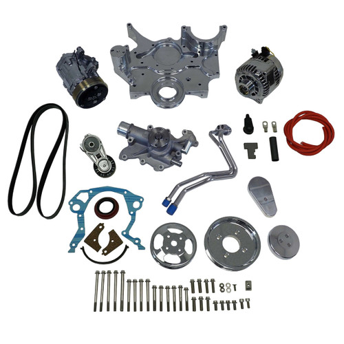 Front Runner® Drive System, Small Block Ford, Bright, without Power Steering