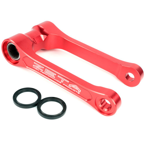 ZETA Lowering Link Hon Red - Part Number ZE56-05062 for KTM, Husqvarna, and GASGAS