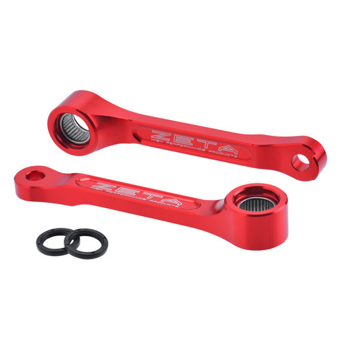ZETA Lowering Link Hon Red for KTM, Husqvarna, GASGAS - Part #ZE56-05052